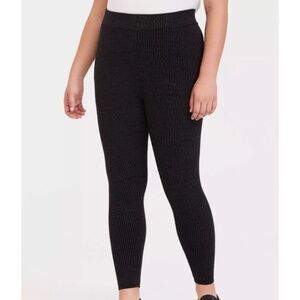 Torrid - Full Length Signature Waist Gray Rib High-Waist Sweater Legging -  2X